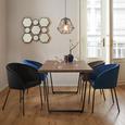 Stuhl Vani - Schwarz, MODERN, Textil/Metall (61/81/51cm) - Modern Living Stuhl Vani - Schwarz, MODERN, Textil/Metall (61/81/51cm) - Modern Living