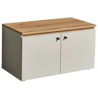 Garderobna Klop Lime, Kašmir, Barva Hrasta - črna/kašmir, Trend, umetna masa/leseni material (70/45/38cm) - Livetastic