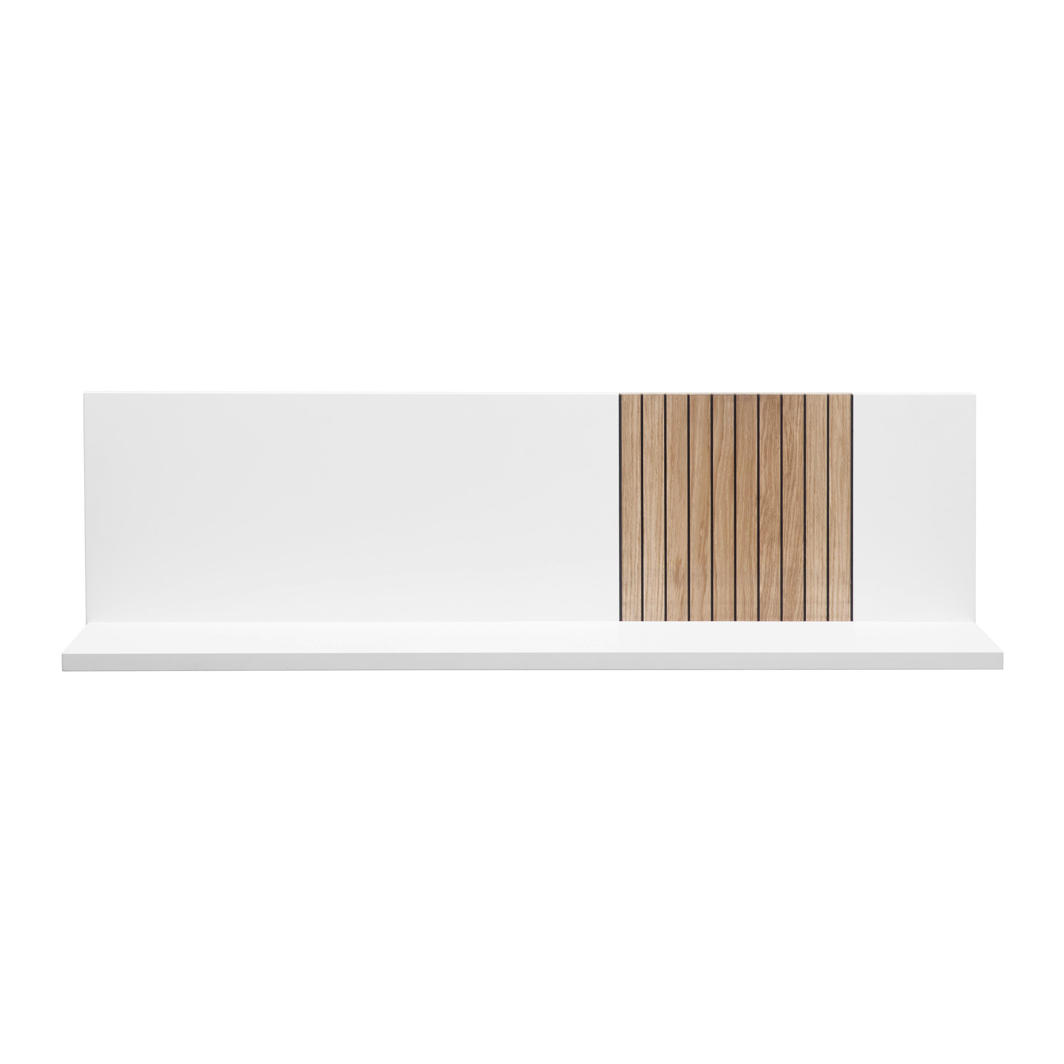 Wandboard Studio 11 in Weiß - Weiß, MODERN, Holzwerkstoff (126/35/25cm) - Premium Living