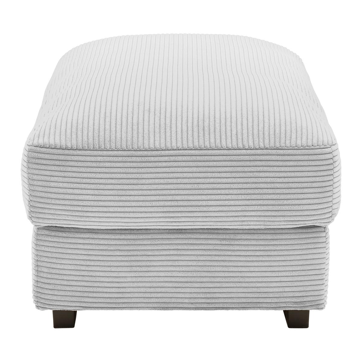Hocker Pedro Hellgrau - Hellgrau, MODERN, Textil (60/46/110cm) - Mömax
