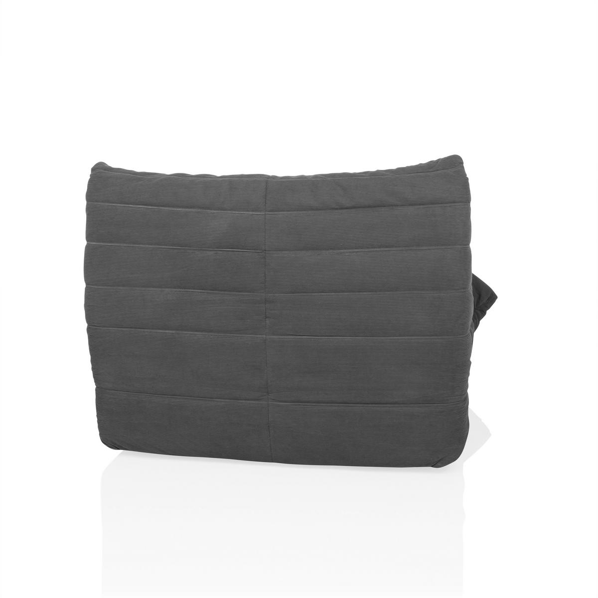 Naslanjač Sitzolo, Siva - siva, Moderno, tekstil (90/72/100cm) - MID.YOU