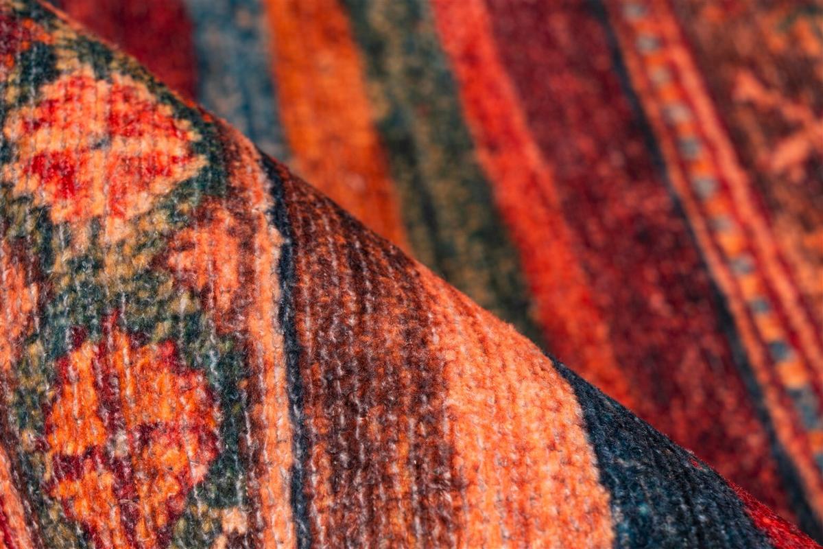 FLACHWEBETEPPICH FAYE 725 MULTI / ROT - Rot/Multicolor, Basics, Textil (75/150cm) - Kayoom