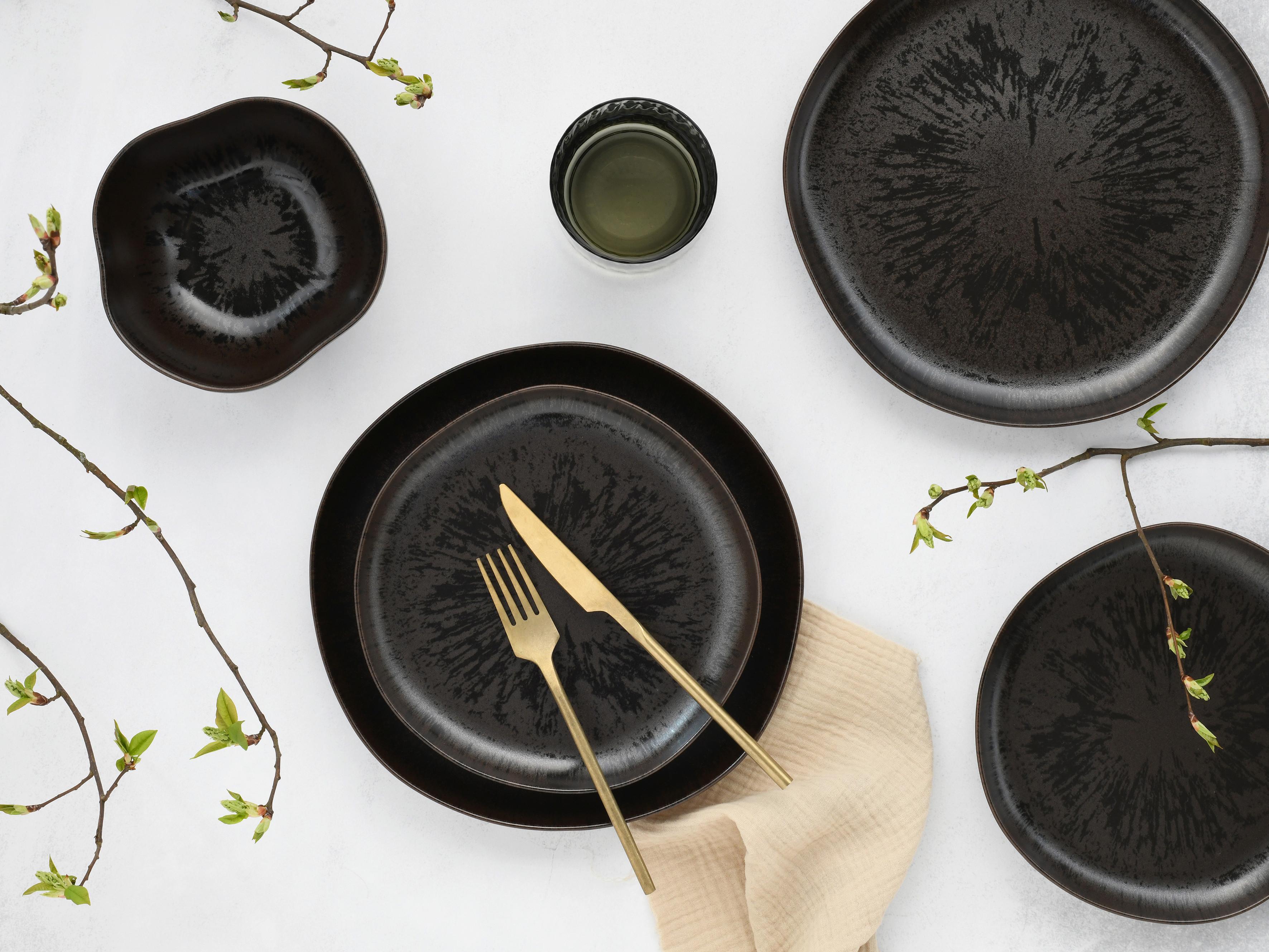 Jedilni Servis Natura Organic Rusty, 12-Delni - Trend, keramika - Creatable