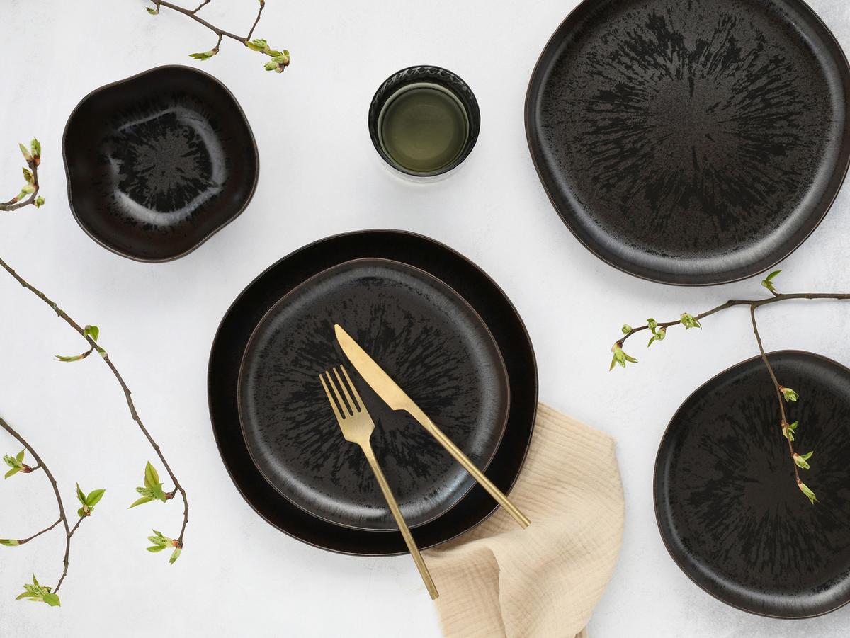 Jedilni Servis Natura Organic Rusty, 12-Delni - Trend, keramika - Creatable