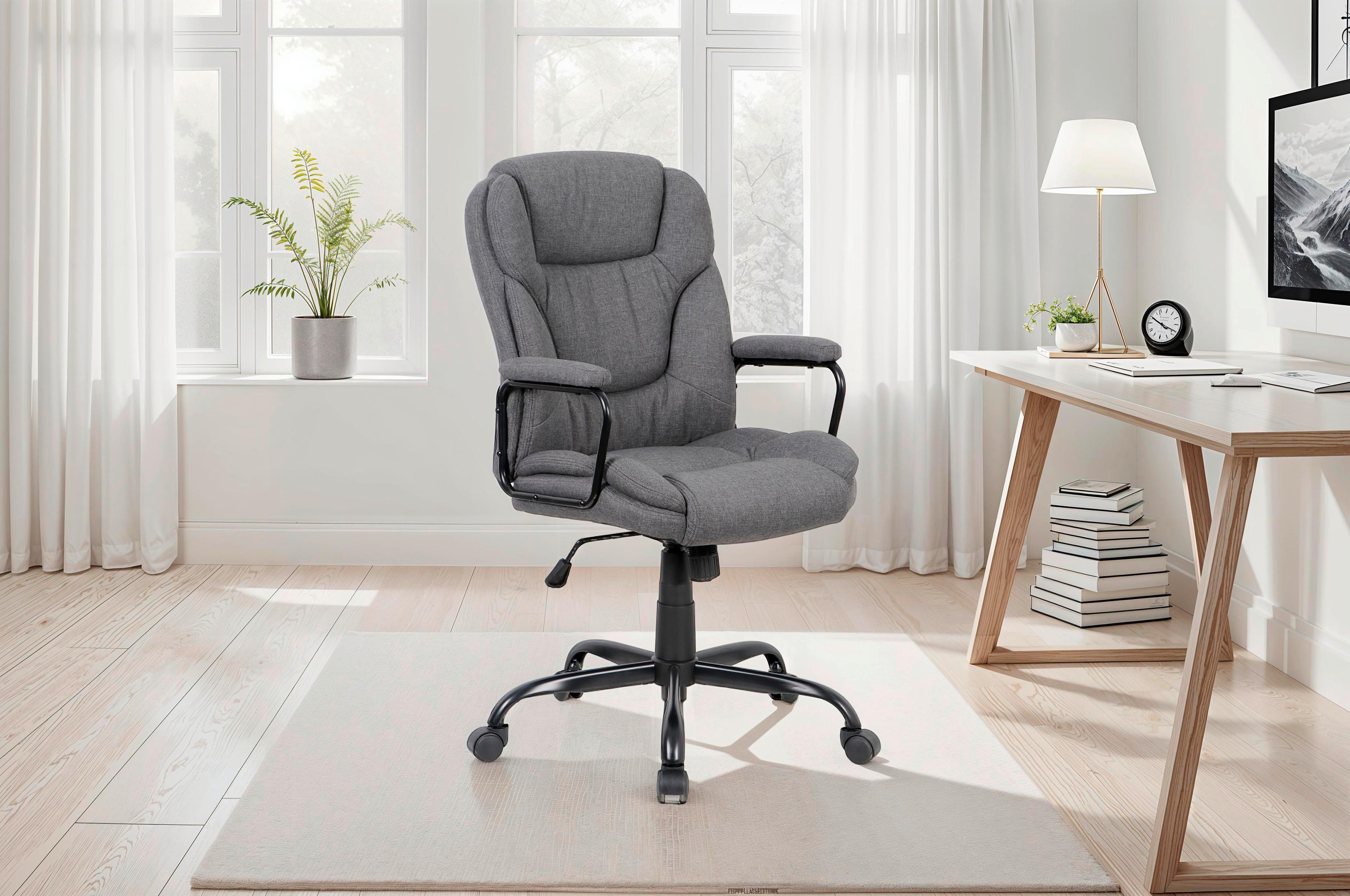 CHEFSESSEL STING - Schwarz Hochglanz/Schwarz, MODERN, Textil/Metall (57/109/67cm) - MID.YOU