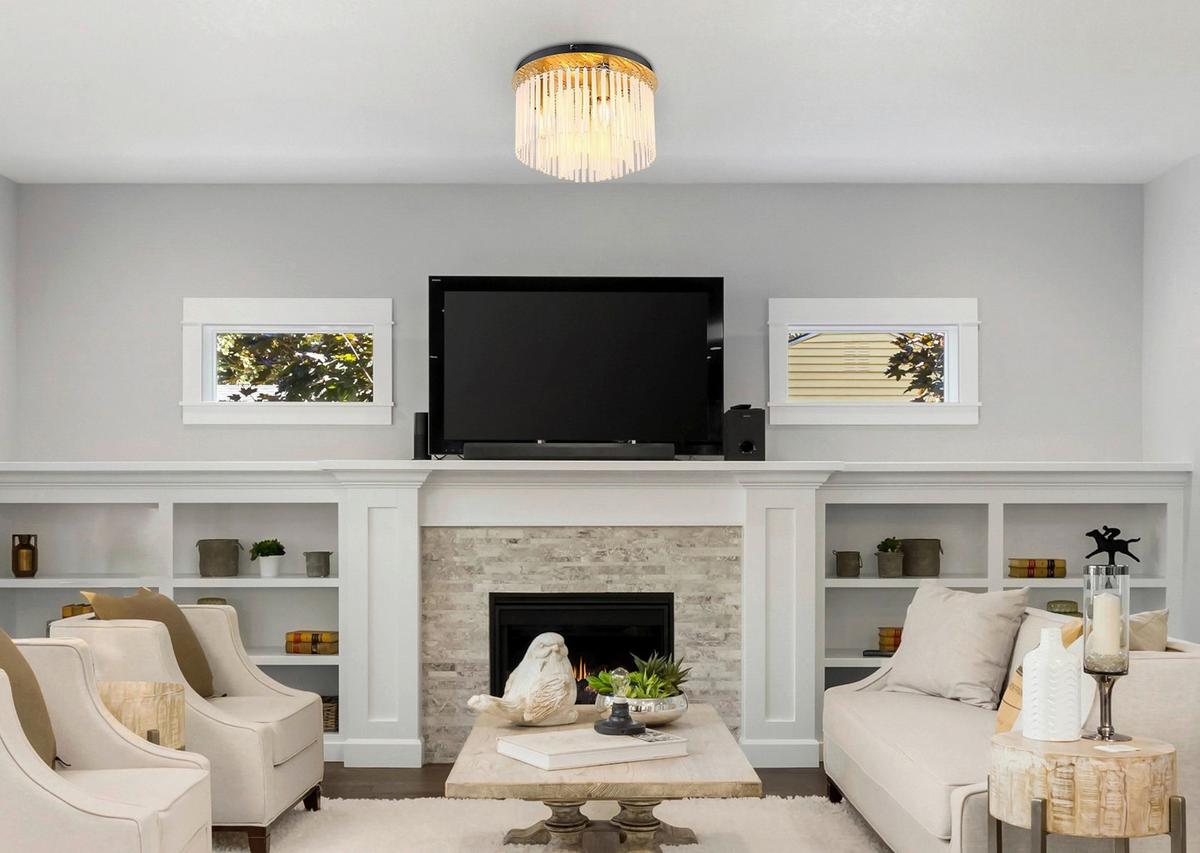 LAMPA SUFITOWA LUDMILLA - czarny/kolor złoty, Design, metal/szkło (32/23cm) - Collet's Monde