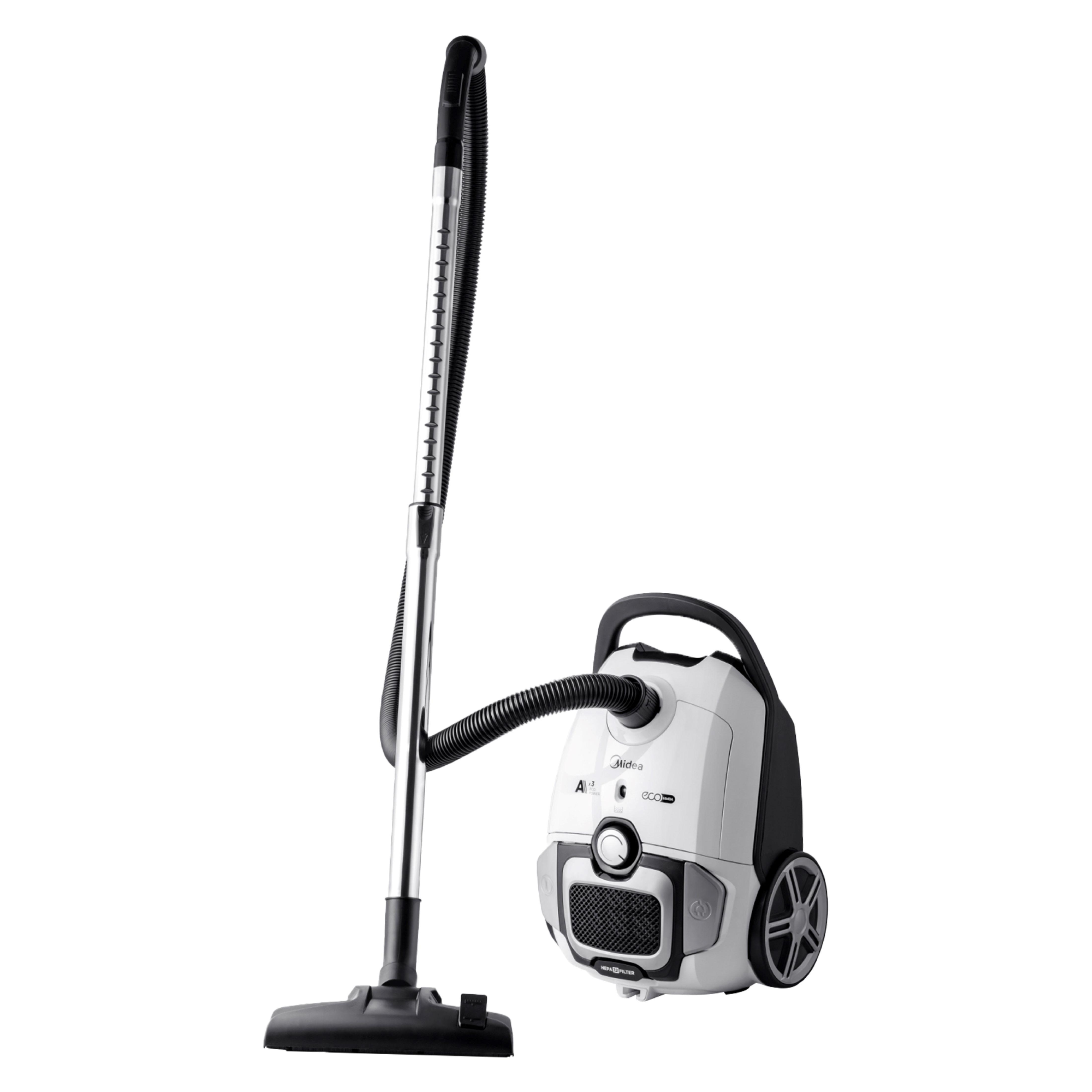 Porzsákos Porszívó Midea - fehér, Modern, műanyag (56/33/30cm) - Midea