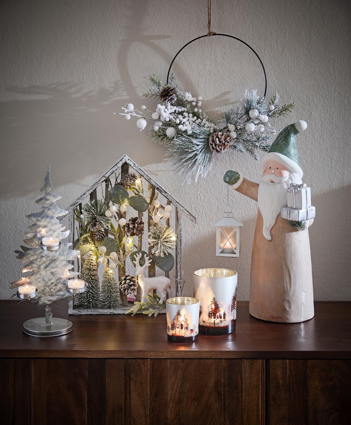 WIENIEC NA DRZWI KA-60726 - różnokolorowy, Lifestyle, tworzywo sztuczne/materiały naturalne (40/7/30cm) - X-Mas