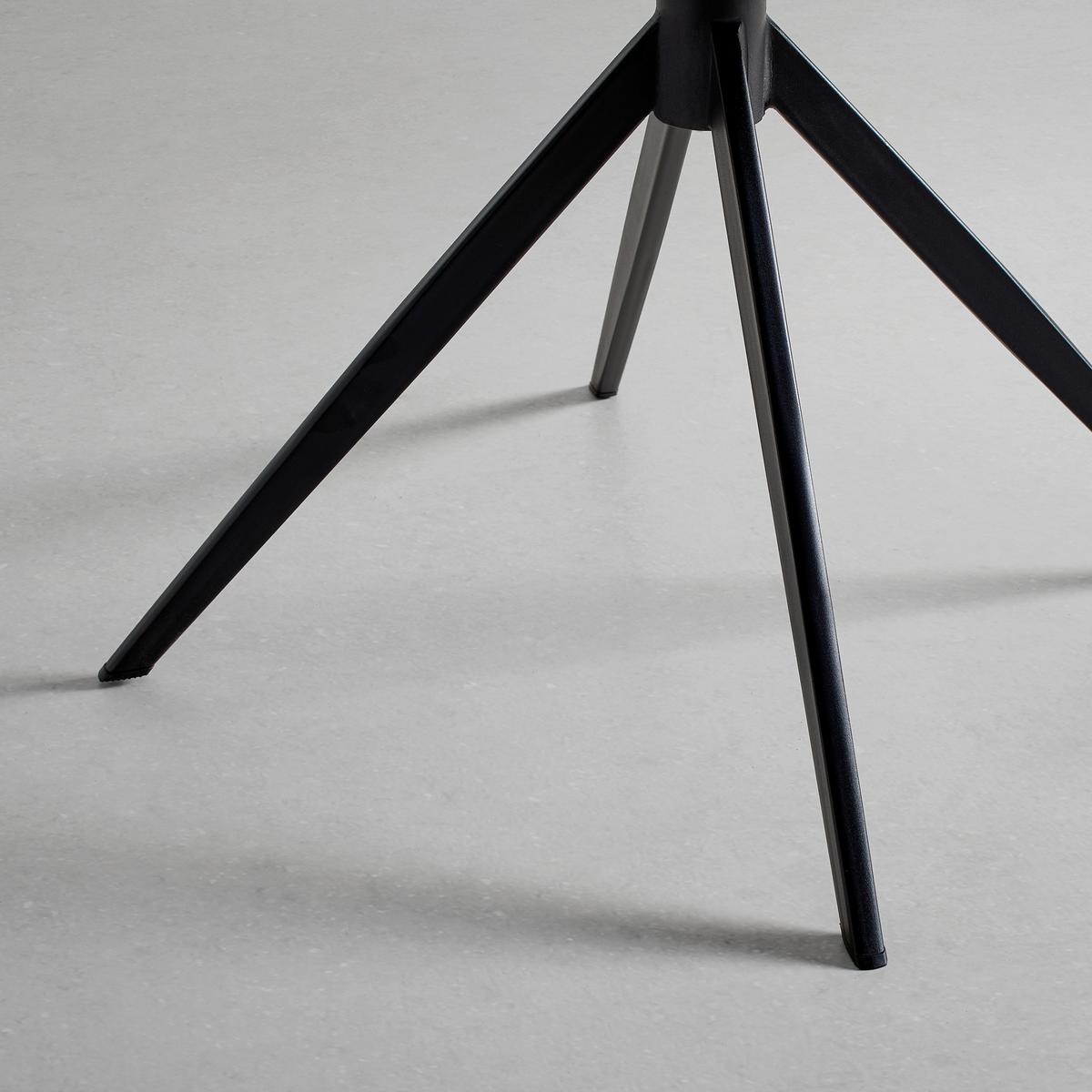KRZESŁO MALU - czarny/szary, Modern, metal/tkanina (53/68/83cm) - Bessagi Home