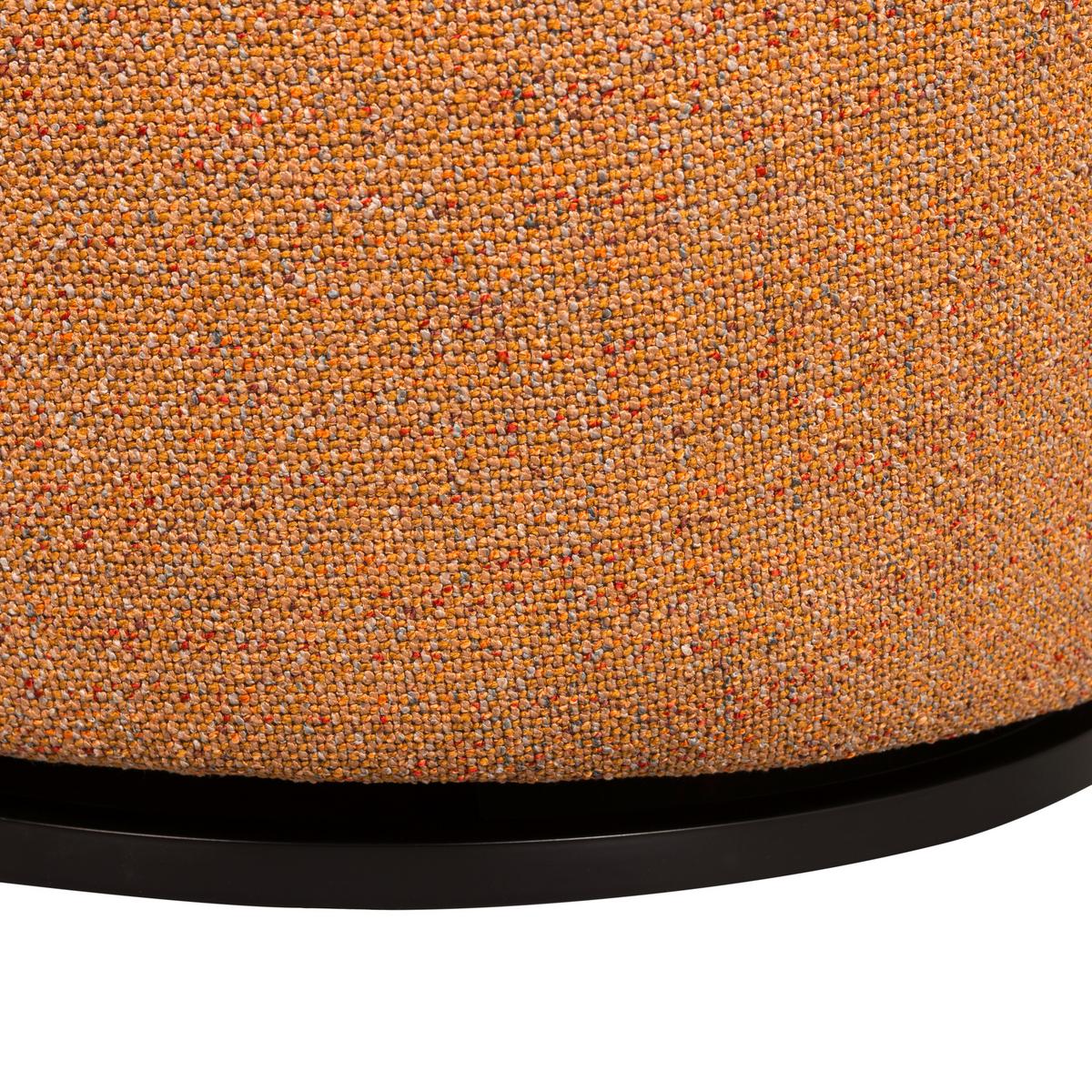 Cocktailsessel Serra Gelb - Currygelb/Schwarz, Design, Kunststoff/Textil (70/68/77cm) - Livetastic