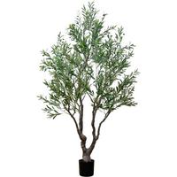 Kunstpflanze Olivenbaum Grün inkl. Topf - Olivgrün, LIFESTYLE (220cm) - Mömax