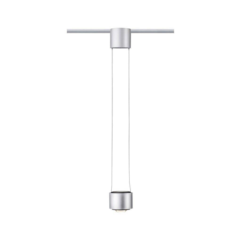 Schienensystem-Hängeleuchte Urail Aldan max. 8,5 Watt - Chromfarben/Schwarz, Basics, Kunststoff/Metall (9,8/9,8/8,5cm) - Paulmann