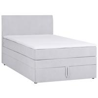 PAT BOXSPRING WICKIE - argintiu, Konventionell, lemn/metal (120/200cm)