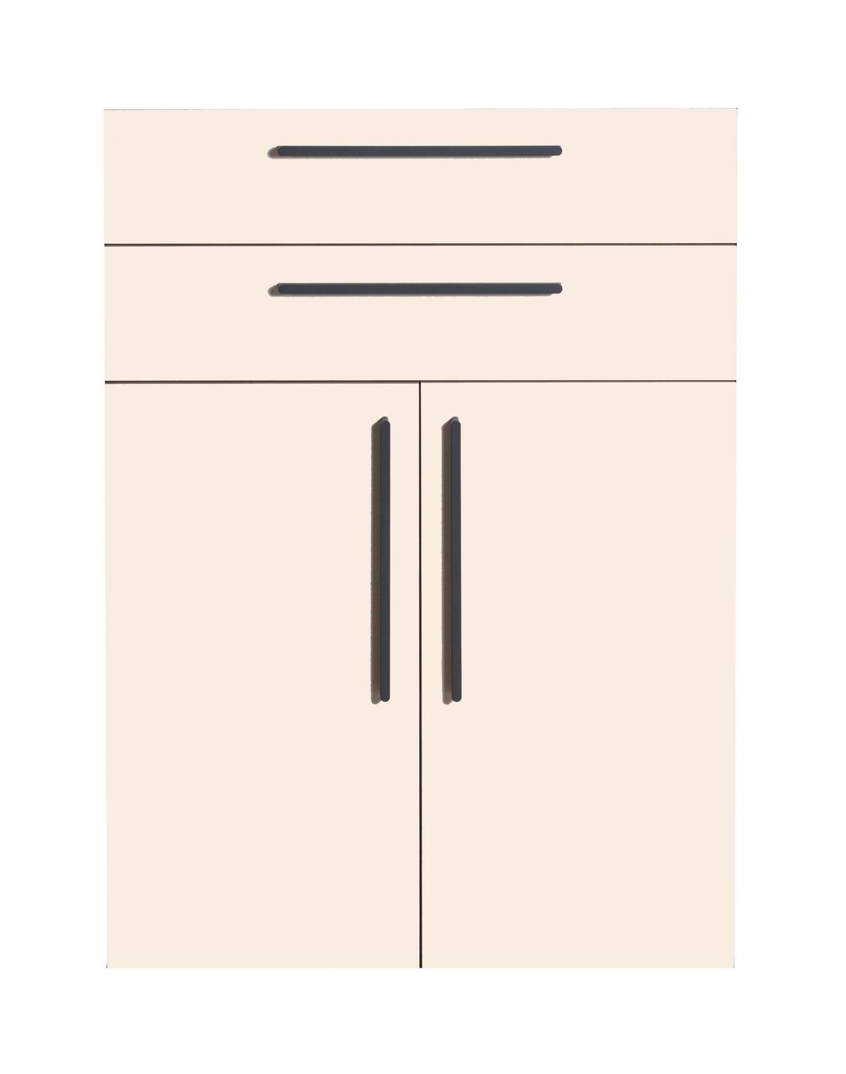 Set 2 Vrata+fioke Rilega - kašmir, Moderno, pločasti materijal (73,7/101,3/31,6cm) - Modern Living