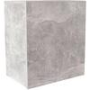 Viseča Omara Geno, Siva - siva, Moderno, leseni material (50/51/28cm) - Mömax