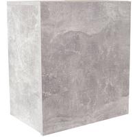 Viseča Omara Geno, Siva - siva, Moderno, leseni material (50/51/28cm) - Mömax