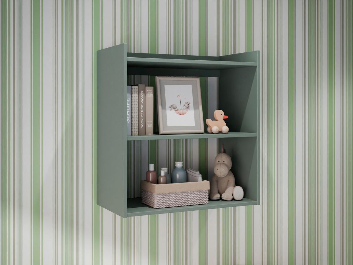 Polica Whenua - boje kadulje, Konvencionalno, drvni materijal (64/67,9/33,3cm) - Mömax