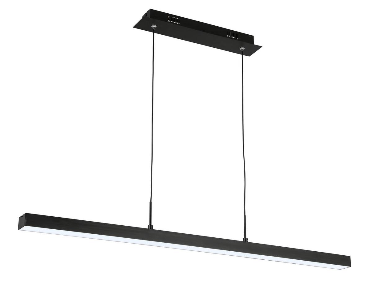 LAMPA WISZĄCA LED SUPREME *SBN*SH* - czarny, Konventionell, tworzywo sztuczne/metal (100/5/120cm) - Novel