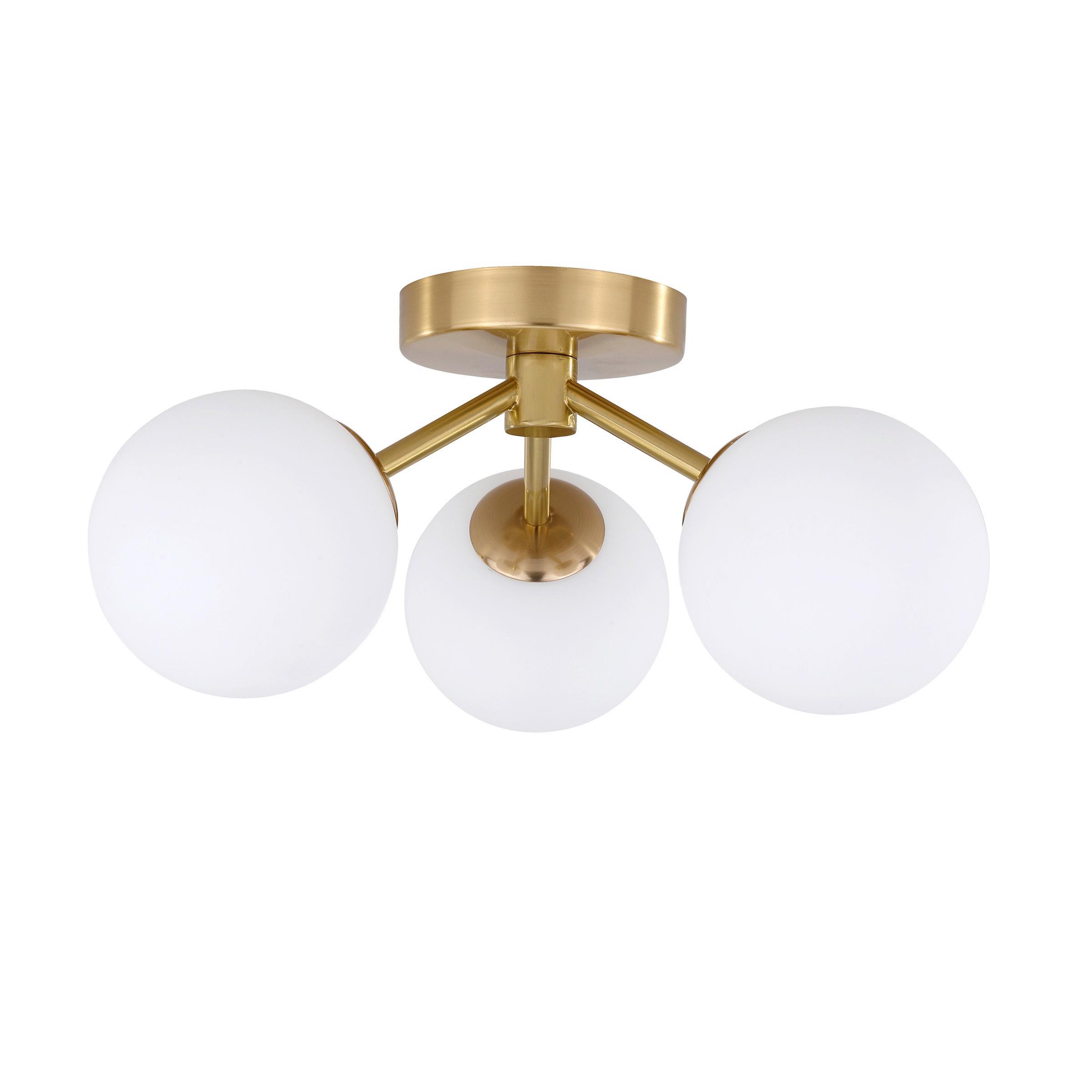 Deckenleuchte Doroado max. 40 Watt - Goldfarben, KONVENTIONELL, Metall (36/36/18cm)