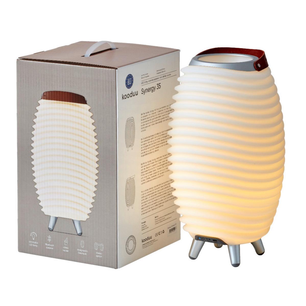 LAMPA STOŁOWA LED KO05-0104LS014-01 SYNERGY 35 - biały, Modern, tworzywo sztuczne (24/41cm) - kooduu