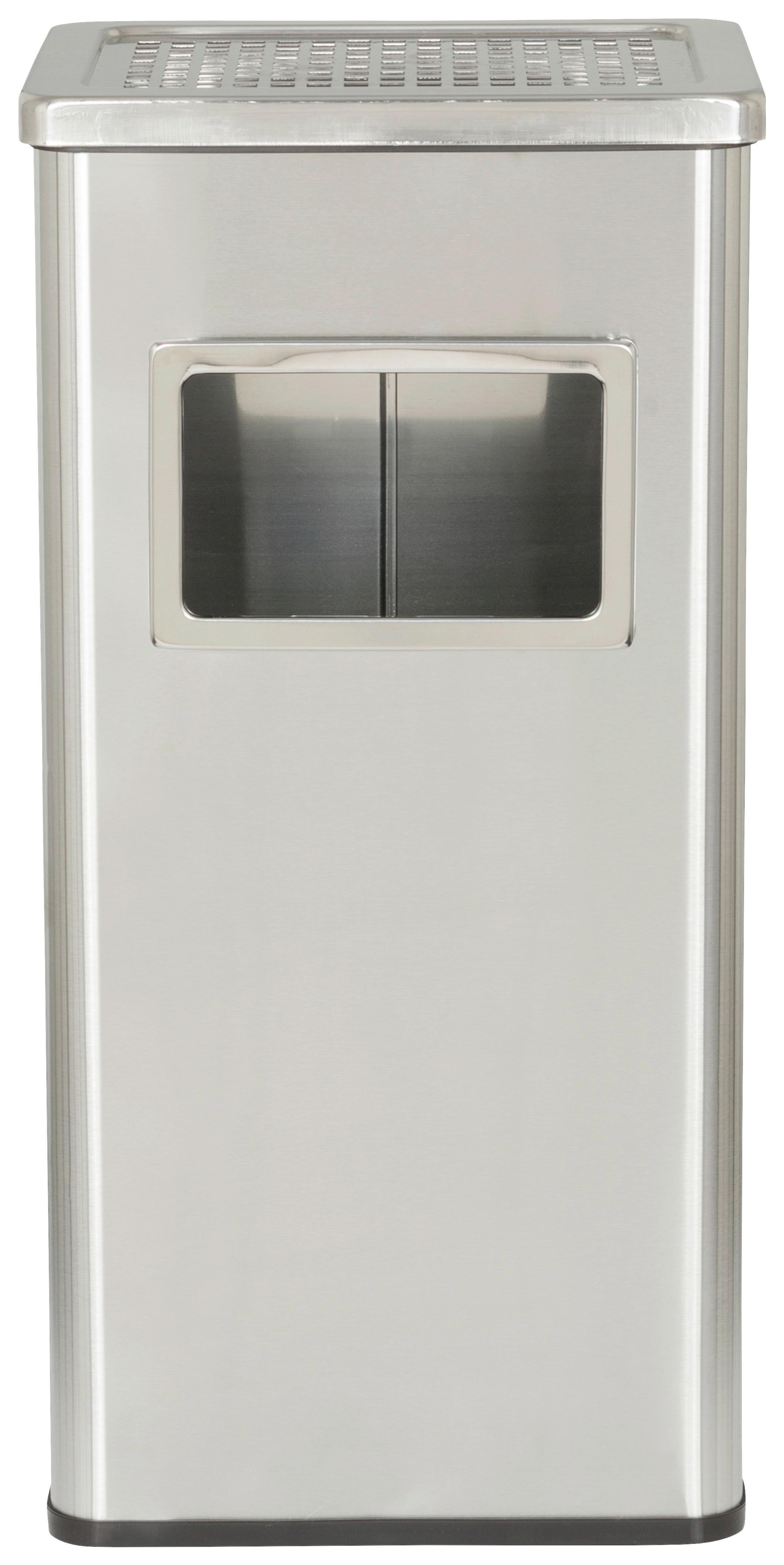 Pepelnik Clean I - srebrne barve, Moderno, kovina (29/61/23cm) - MID.YOU