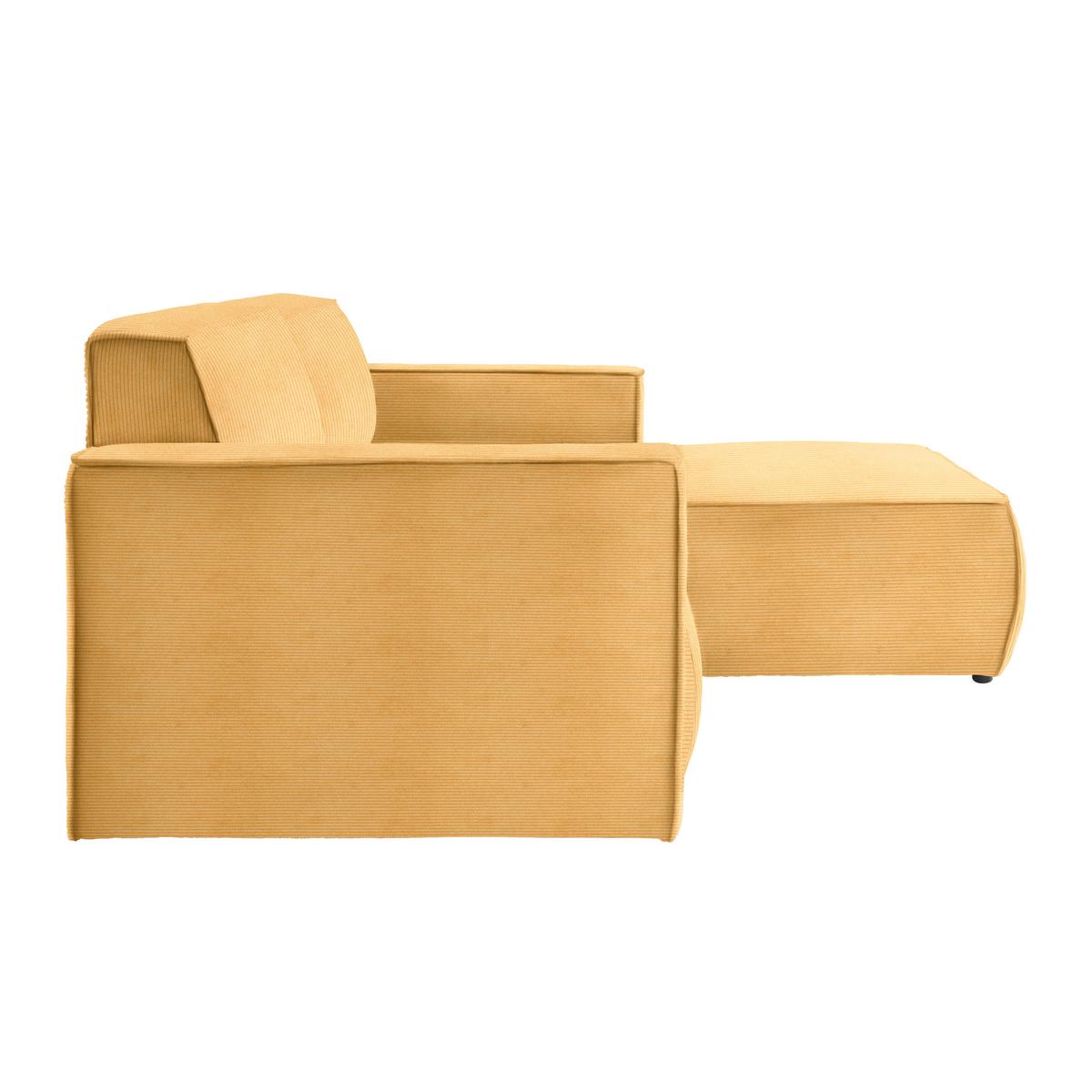 Wohnlandschaft Loft Currygelb - Currygelb/Schwarz, MODERN, Kunststoff/Textil (265/75/172cm) - Mömax