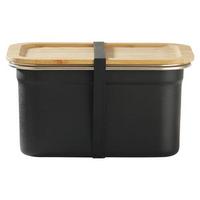 Ételtároló Doboz Űrtartalom: Kb. 2l Ivar - natúr színű/fekete, fa/fém (19,3/10/14,3cm) - Premium Living