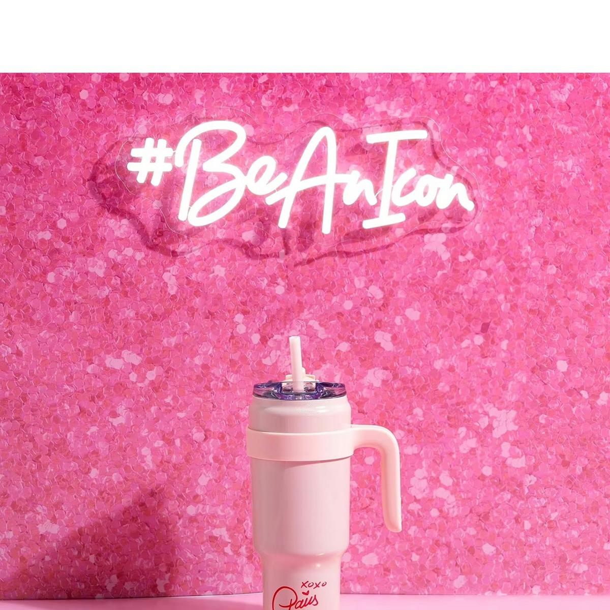 Steklenička Paris Hilton - pink, Design, kovina (10/15/30cm) - Paris Hilton