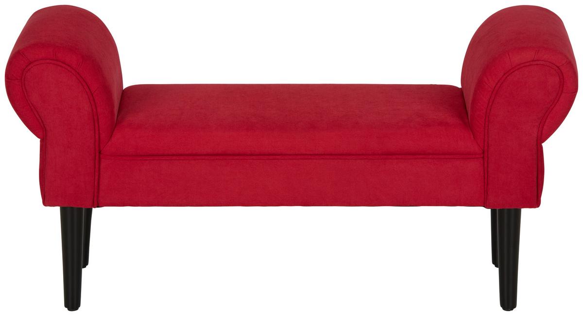 Bancă Aurora - roșu, Lifestyle, textil (102/51/31cm) - Mömax