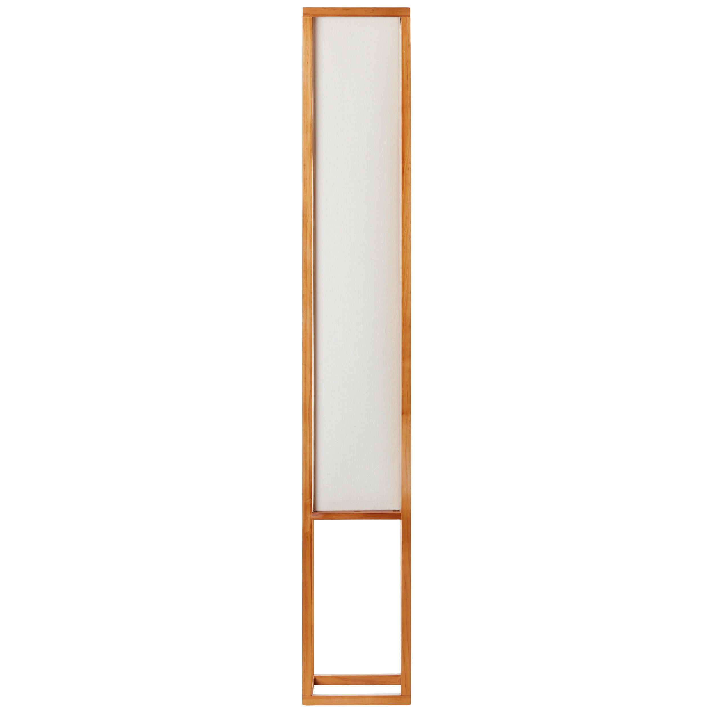 Stehleuchte Seaside max. 40 Watt - Weiß/Naturfarben, Natur, Holz/Textil (19/120/19cm) - Brilliant