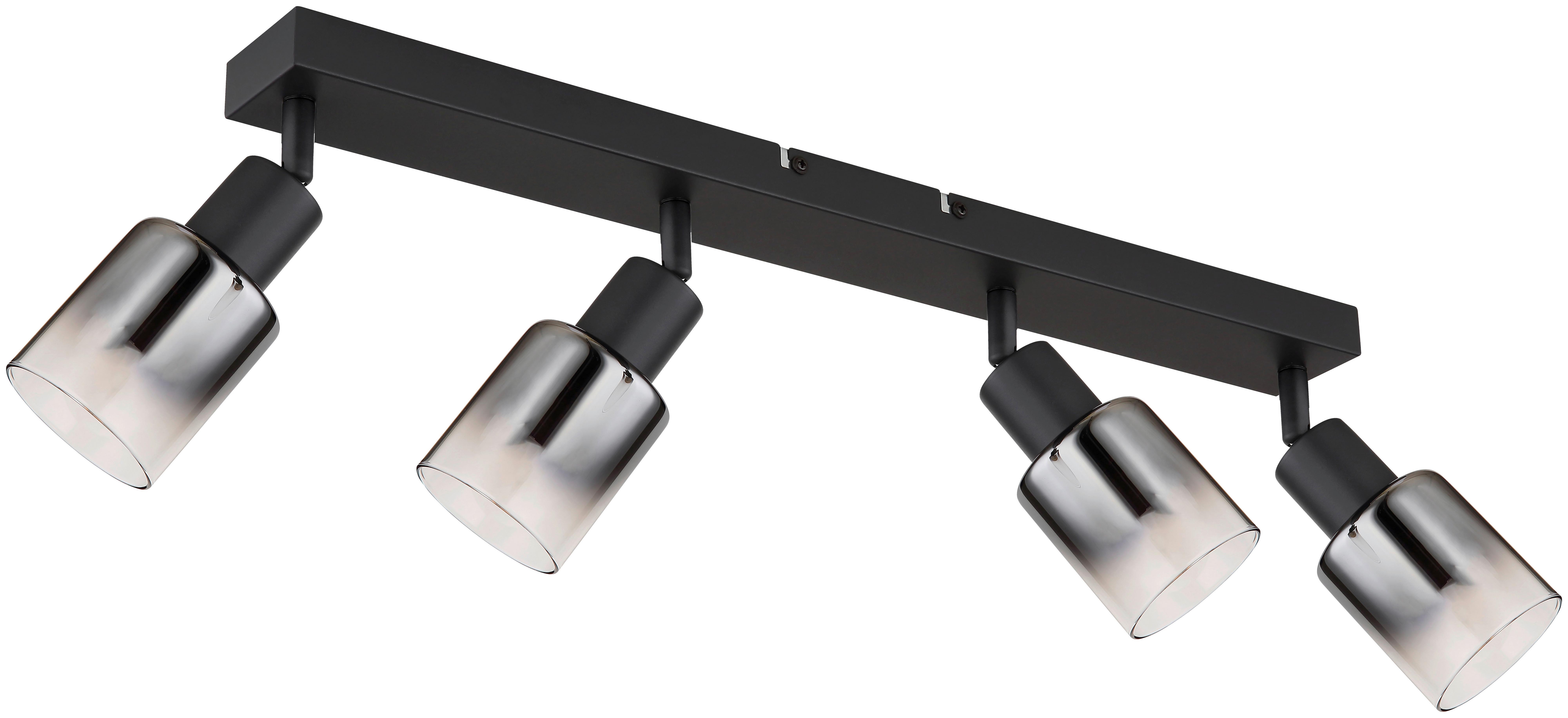 SPOTLIGHT RUDIO - svart, Modern, metall/glas (56/7/14cm) - Mömax