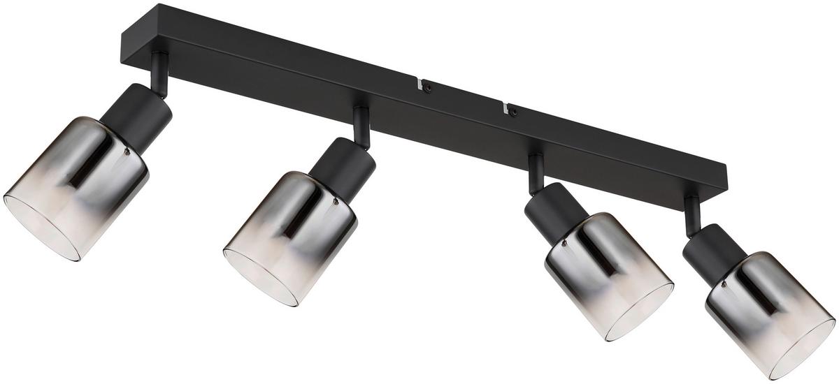 LAMPA REFLEKTOROWA RUDIO - czarny, Modern, metal/szkło (56/7/14cm) - Mömax