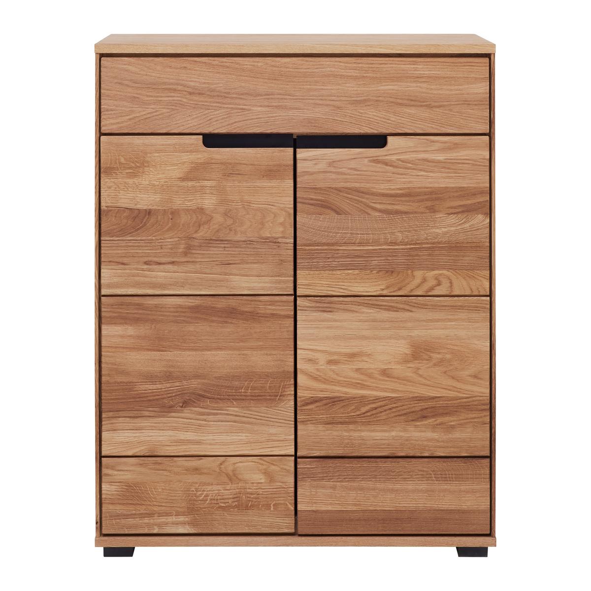 Schuhschrank Lola in Wildeiche - Wildeiche/Eichefarben, LIFESTYLE, Naturmaterialien/Holz (80l) - ecoTree