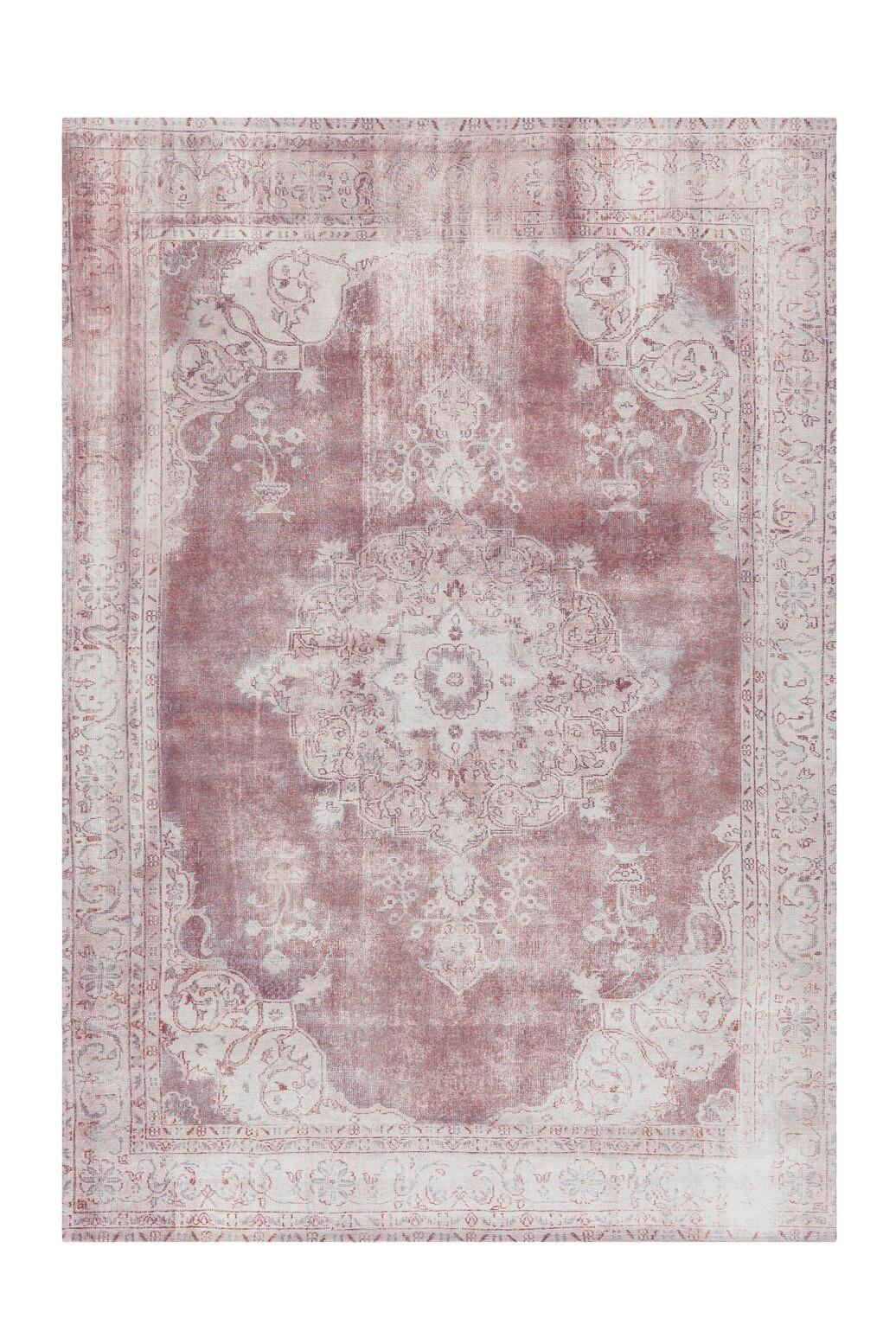Flachwebeteppich Vintage 8400 Elfenbein - Creme, Konventionell, Textil (200/290cm) - Kayoom
