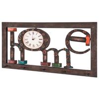 WIESZAK ŚCIENNY MAISON - zielony/czerwony, Design, materiał drewnopochodny/metal (70/35/8cm)