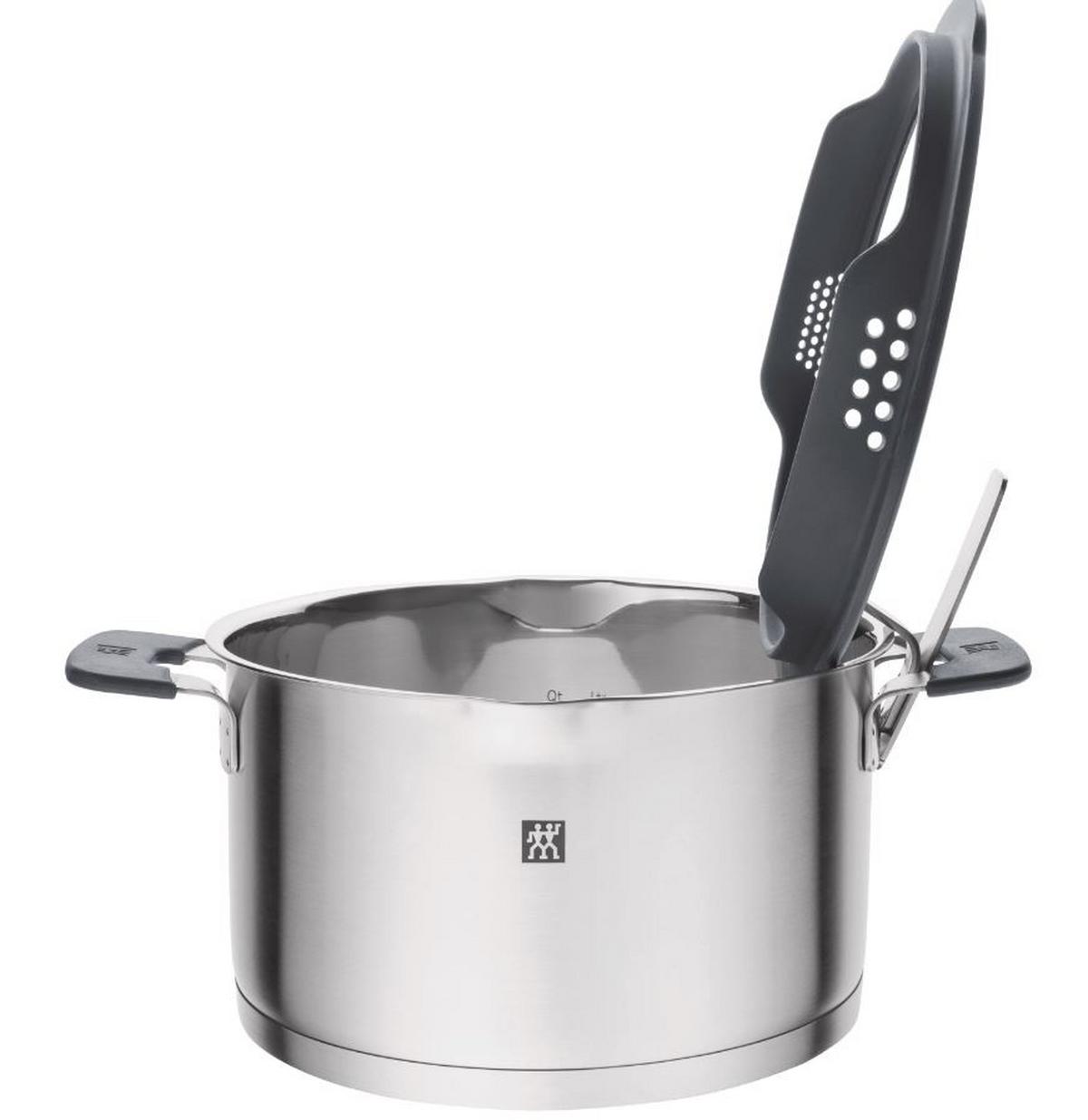 ZESTAW GARNKÓW 1009150 ZWILLING - kolor stalowy, metal/szkło - Zwilling