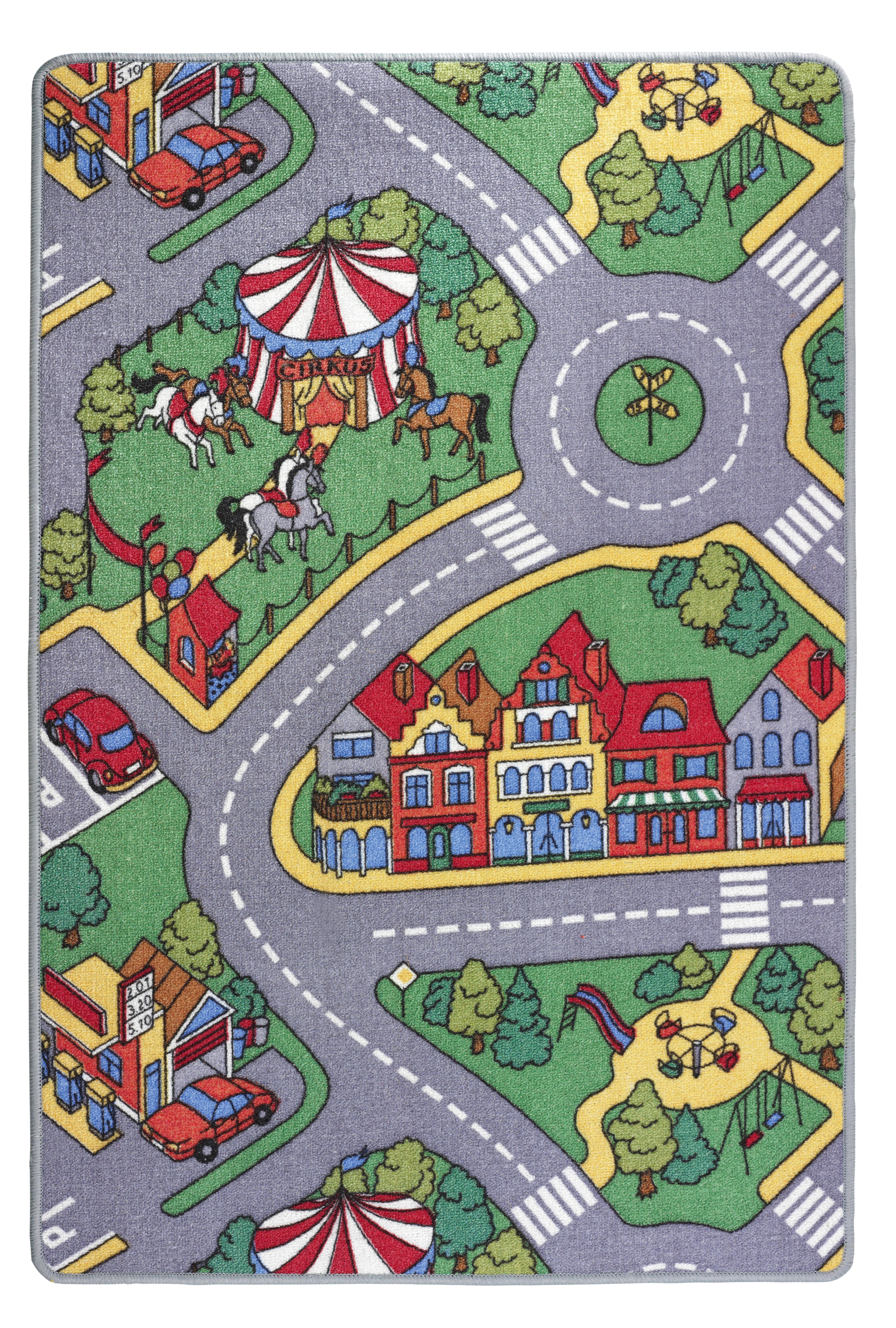 Spielteppich Ralley ca. 80x120cm - Textil (80/120cm) - Mömax modern living