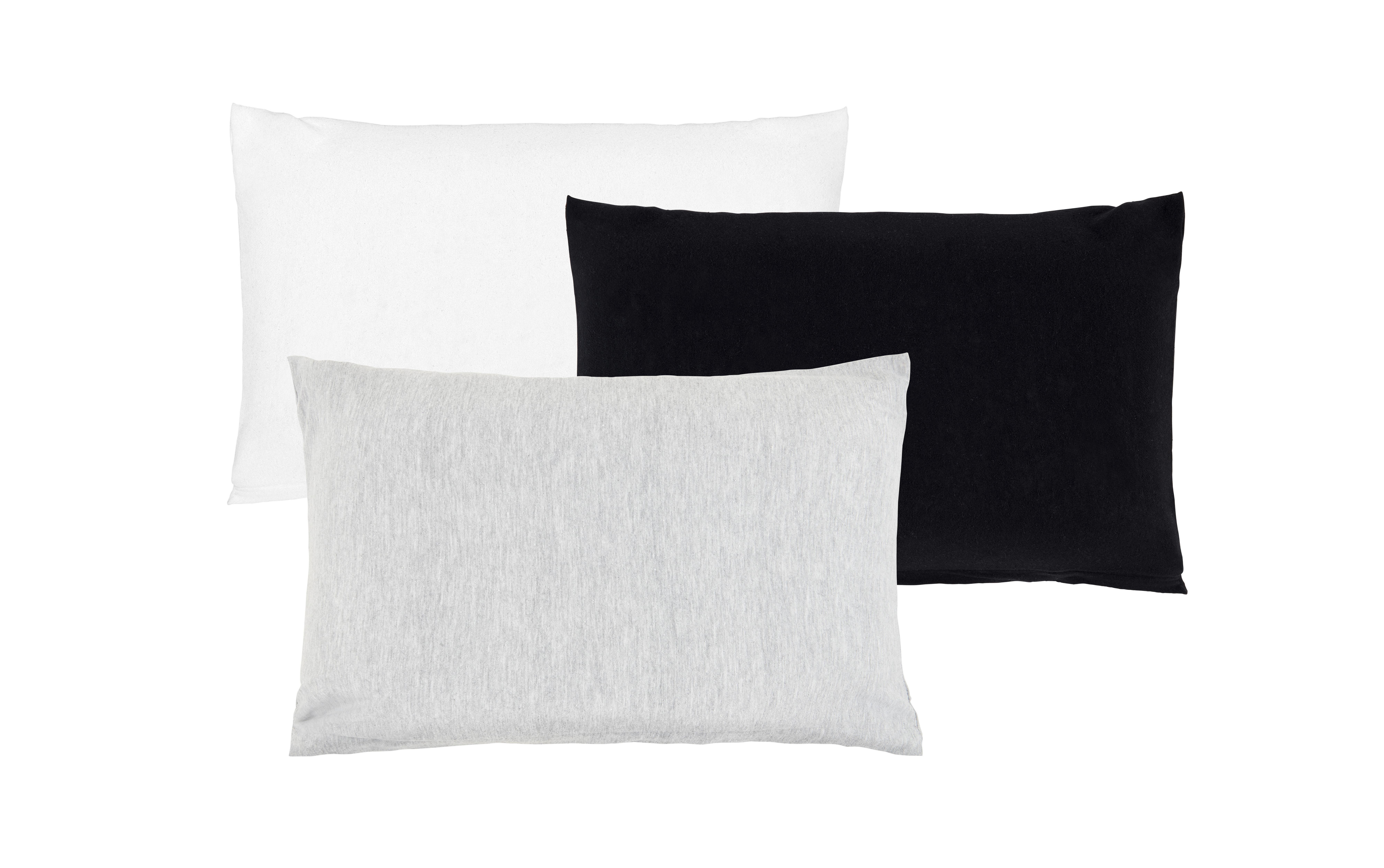 Husă de pernă Felix - argintiu/alb, Konventionell, textil (28/44cm) - Modern Living
