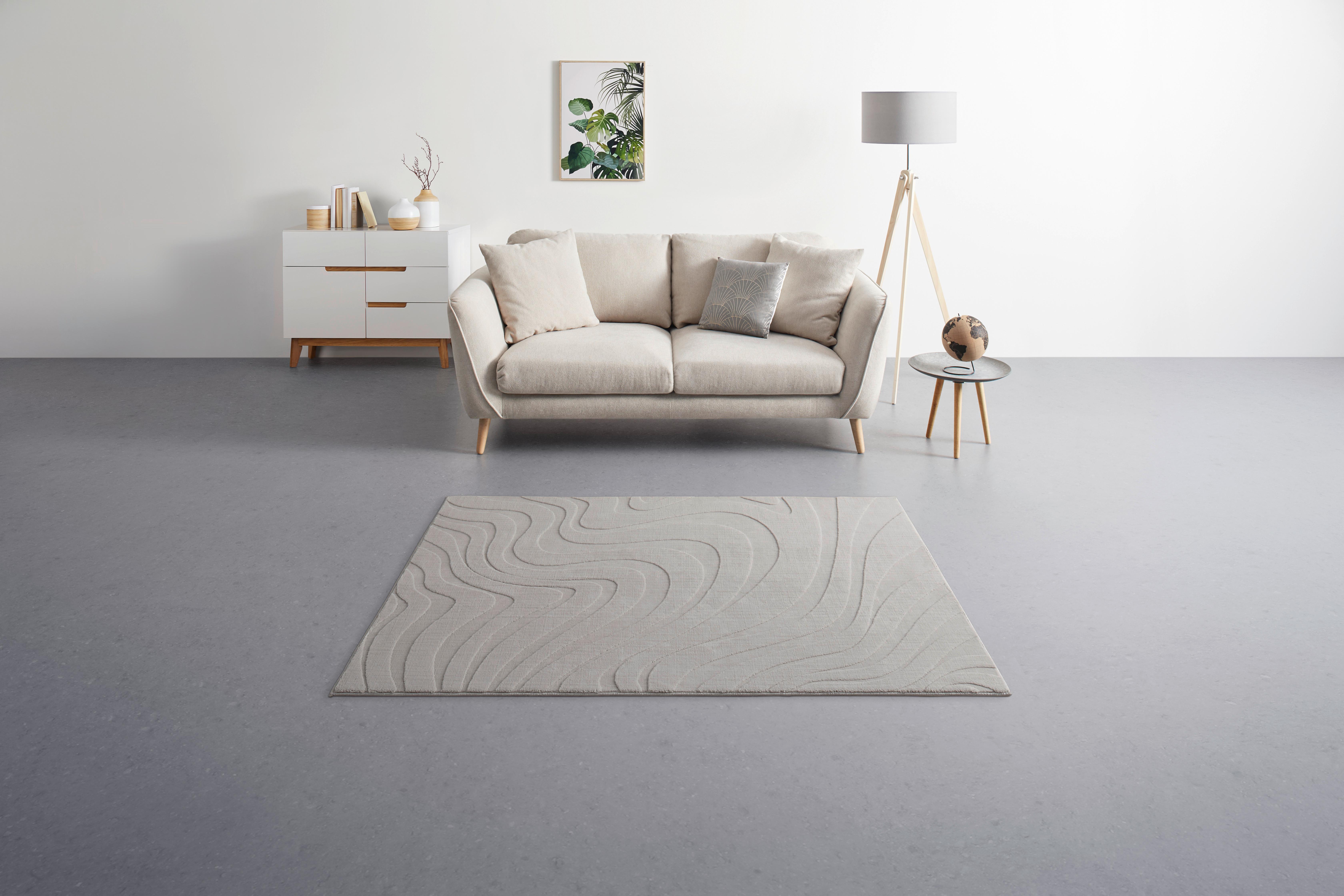 KONSTFÄLL NEW WAVE 3 - grå, Modern, päls (160/230cm) - Mömax