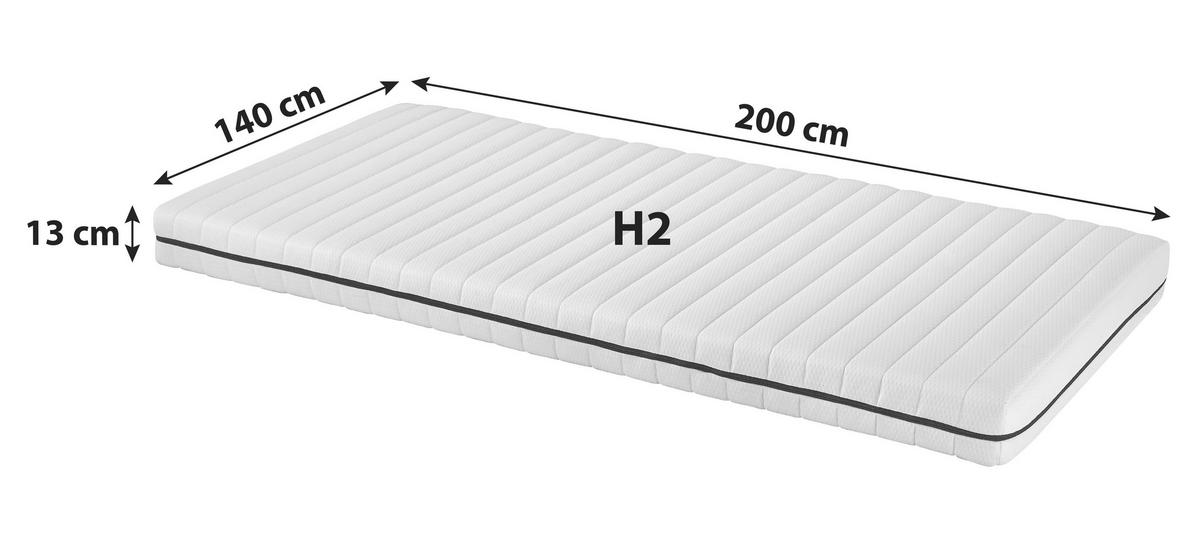 Madrac Star - bijela, tekstil (140/200cm) - Based