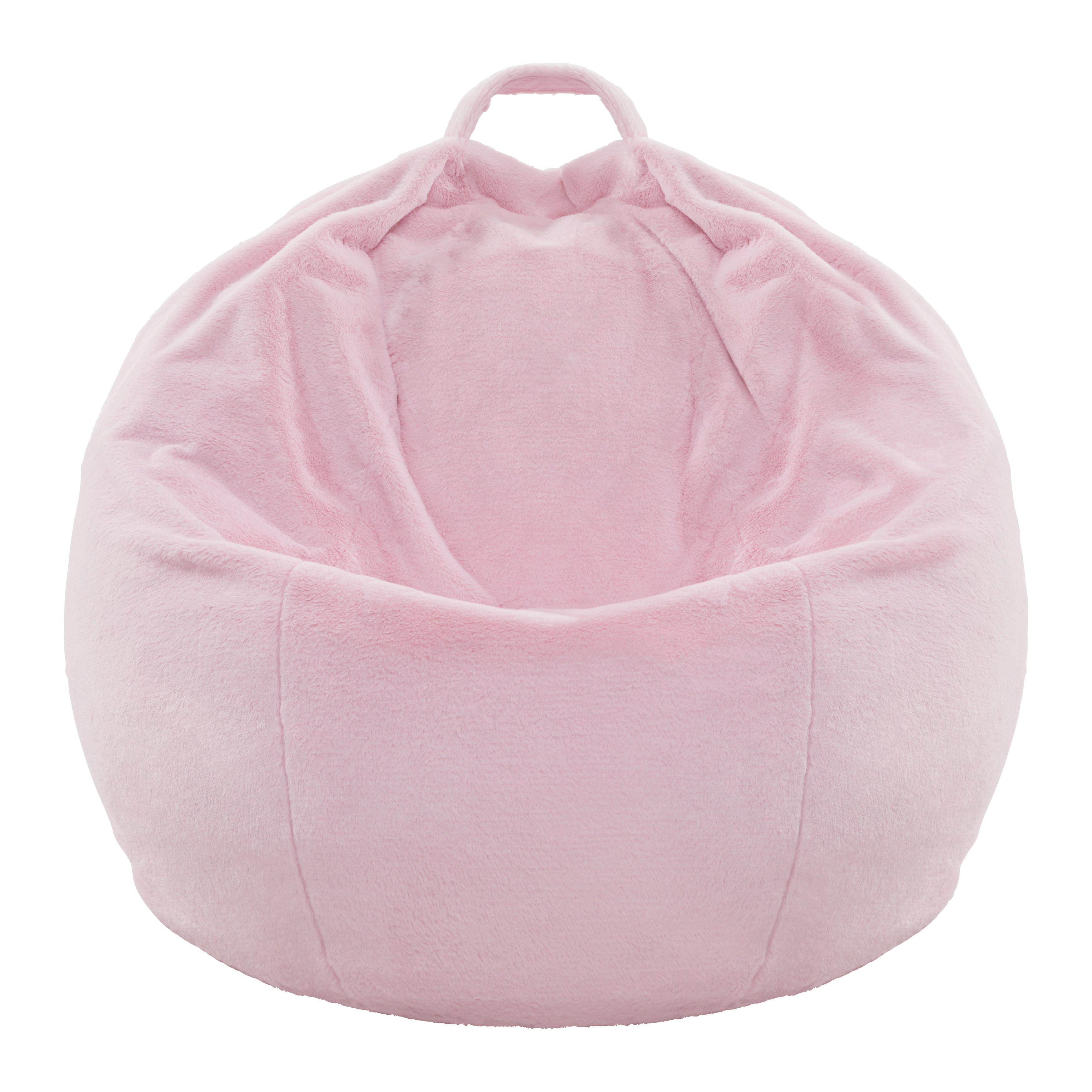 Sitzsack Mario Rosa Samt - Pink/Rosa, MODERN, Textil (64/114cm) - Bessagi Kids