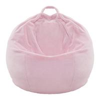 Sitzsack Mario Rosa Samt - Pink/Rosa, MODERN, Textil (64/114cm) - Bessagi Kids