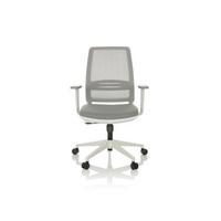 Pisarniški Stol Profondo Eco W, Siva - siva/bela, Moderno, umetna masa/tekstil (68/100 - 108/55cm) - MID.YOU