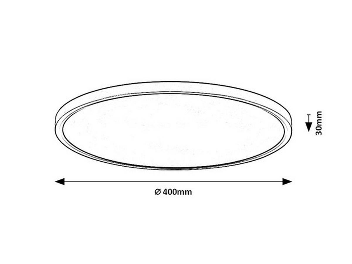 Kültéri Mennyezeti Lámpa Lautrec - barna, műanyag (40cm)