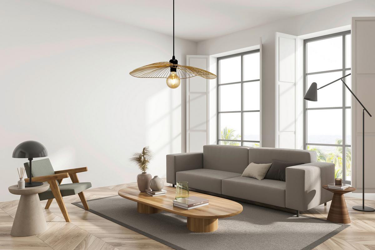 Függőlámpa 88550go - fekete/aranyszínű, Design, fém (51/120/70cm)