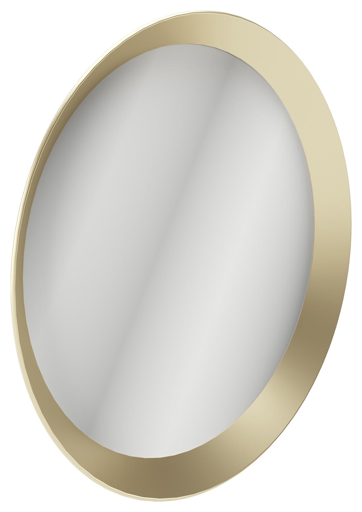 PLAYBOY Wandspiegel Grace Gold Metall D ca. 80 cm - Goldfarben, Design, Glas/Metall (80/80/5cm) - Playboy