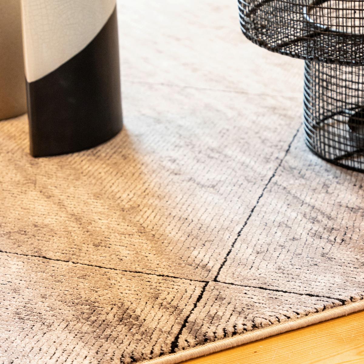 WEBTEPPICH MY EDEN OF OBSESSION - Schwarz/Grau, Design, Textil (120/170cm)