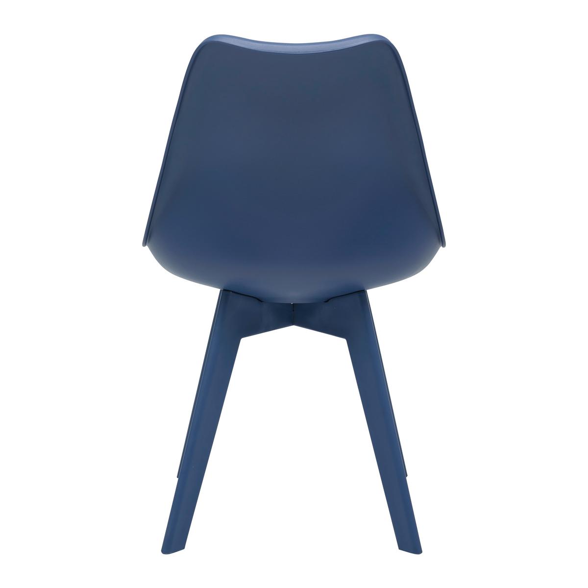 KRZESŁO MIA - niebieski, Modern, tworzywo sztuczne/tkanina (50/84/54cm) - Bessagi Home