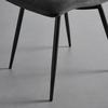 STOL SURI - grå/svart, Modern, metall/trä (46/87/59cm) - Bessagi Home