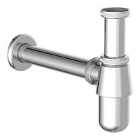 Siphon in Chromfarben - Chromfarben, Basics, Kunststoff/Metall (6,5/18,5/26cm) - Schütte